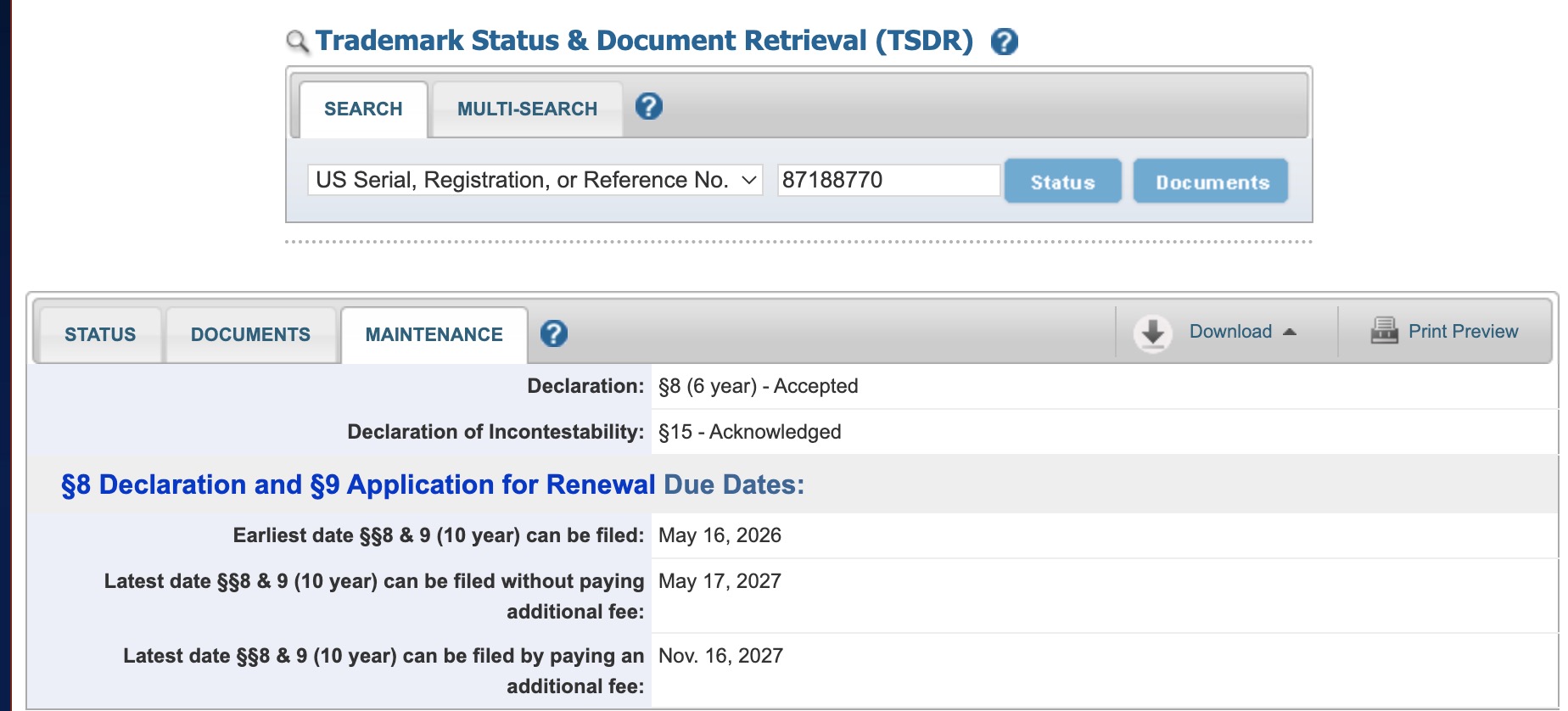 View of Trademark Renewal Timeline: How Often Do You Have To Renew?