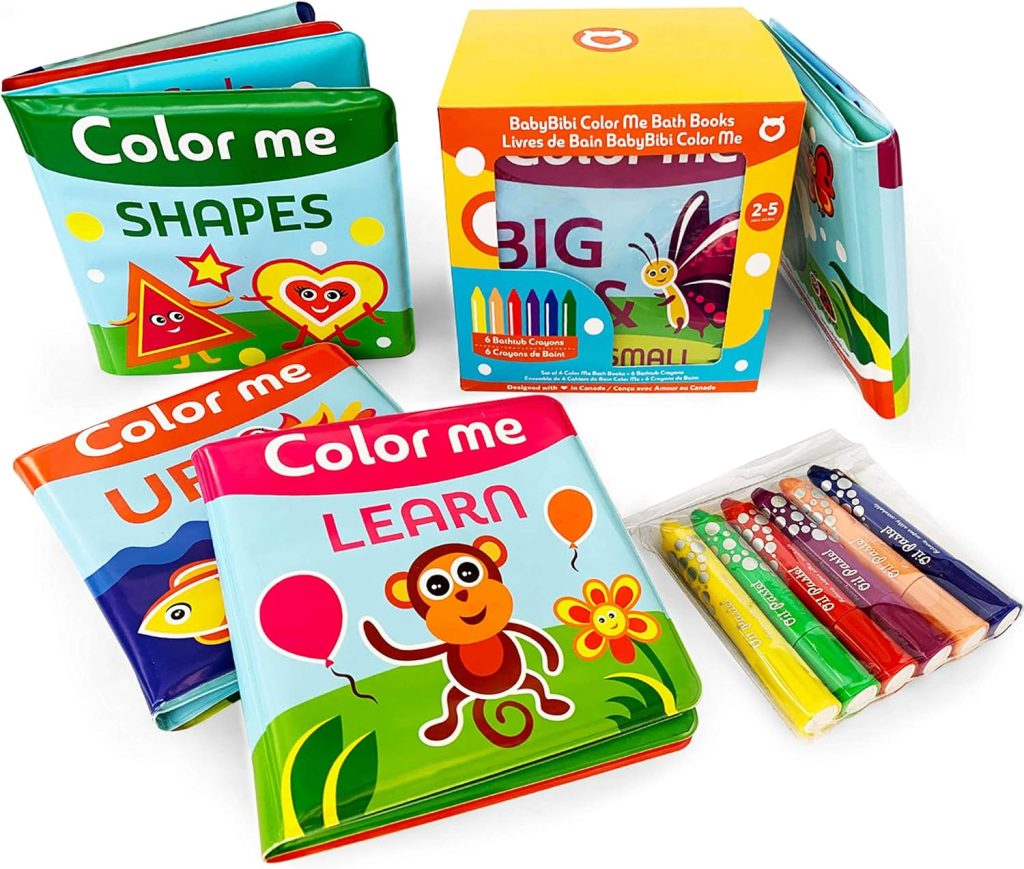 BabyBibi Color Me Bath Books product photo.